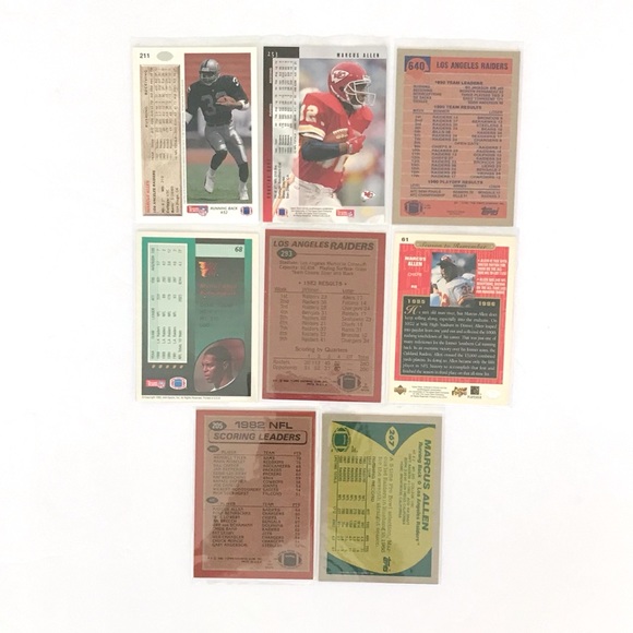 Marcus Allen Topps Panini NFL Football Card Lot - Picture 5 of 5